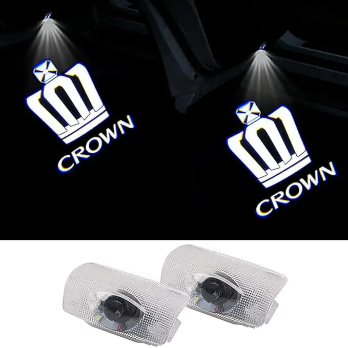 Toyota crown door projector logo lights