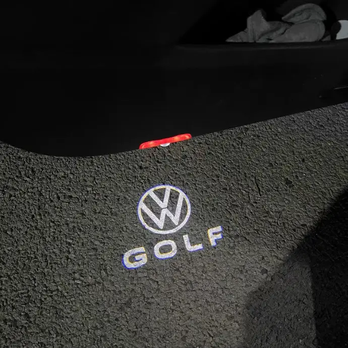 VW door projector logo lights